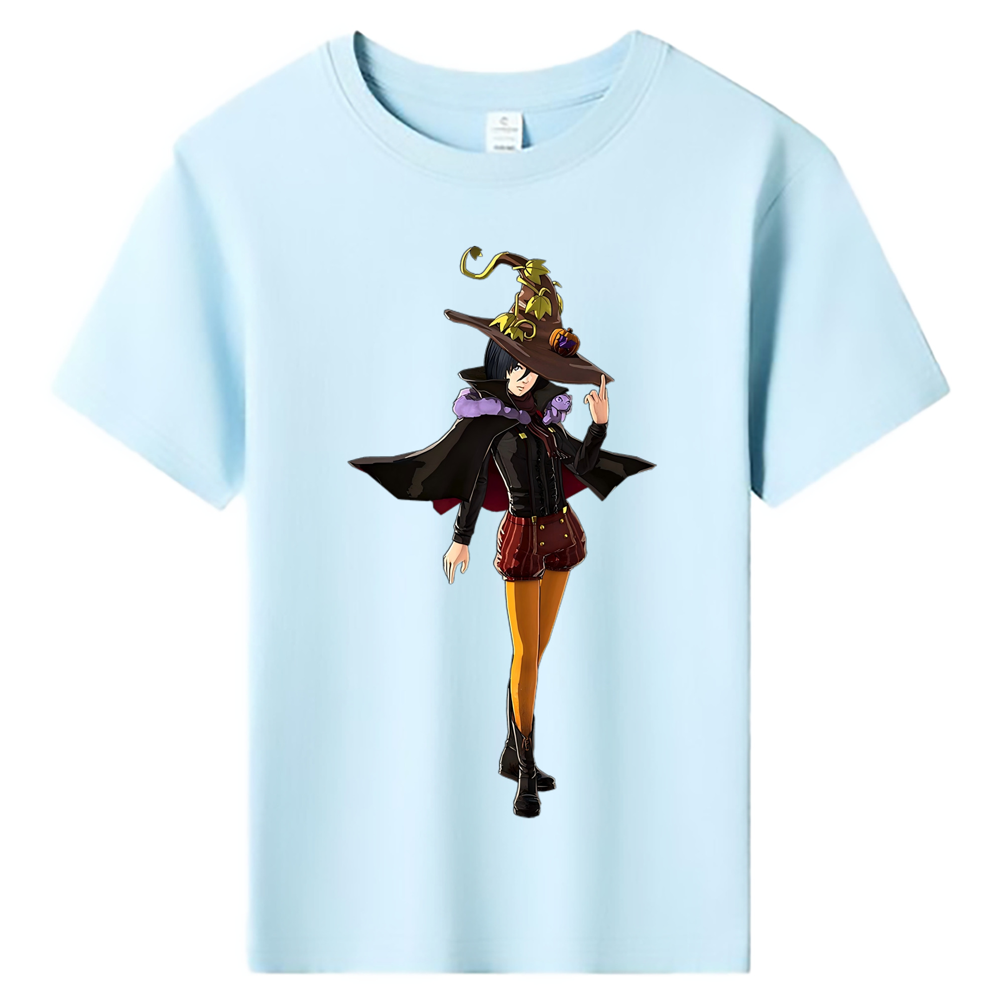 （画像用） 進撃の巨人 ミカサ·アッカーマン Attack on Titan Mikasa Ackerman 綿100％キッズTシャツ（フロントプリント）